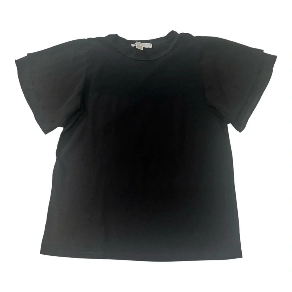 Michael Kors Classic Black Short Sleeve Top
